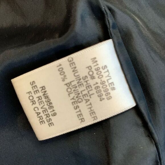 Vintage John Paul Richard Black Leather Jacket Coat Y2K Small S Blazer - Picture 4 of 10